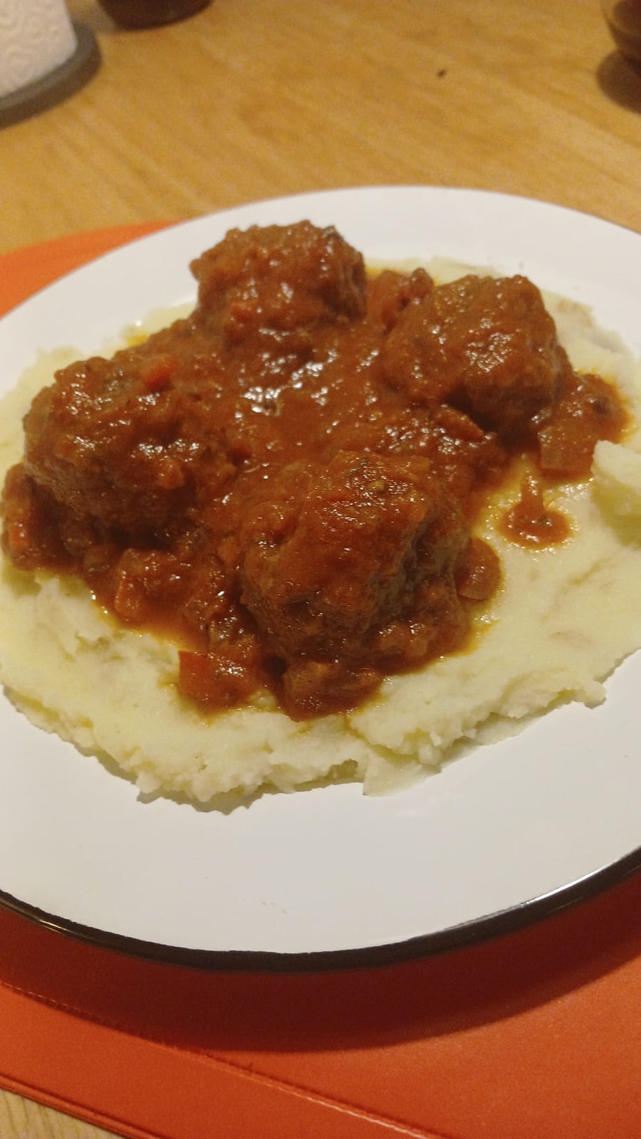 Albóndigas con Puré