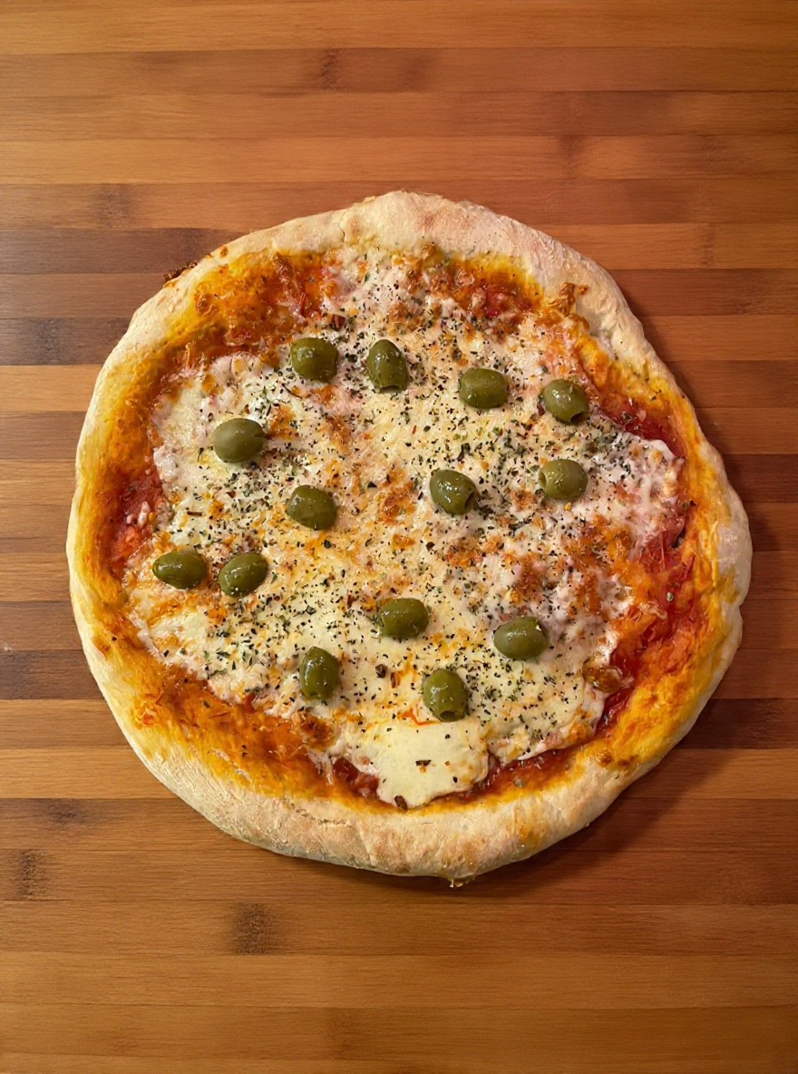 Pizza Casera de Muzzarela